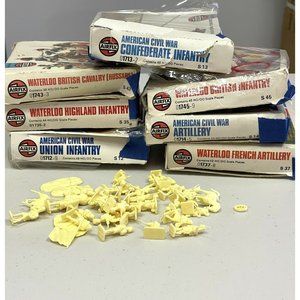 Lot x 7 Vintage Airfix  HO:OO Scale - 4 Waterloo & 3 Civil War